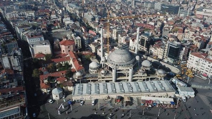 Taksim Camisi'nin yüzde 90'ı tamamlandı