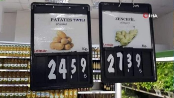 KKTC'de patates 25 lira