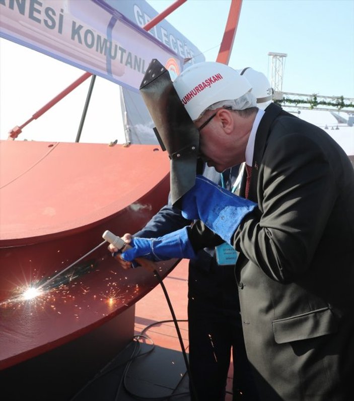 Aydınreis denizaltısına ilk kaynak Başkan Erdoğan'dan