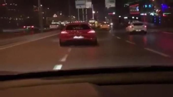 İstanbul'da makas atan sürücü yakalandı