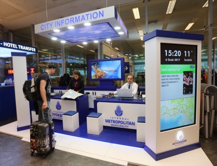 İBB'nin iletişim noktaları 1 milyon turiste yardımcı oldu