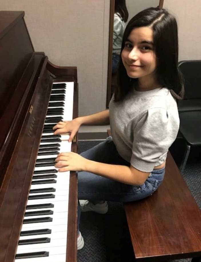 Genç piyanist ABD'de 2 yıl üst üste birinci oldu