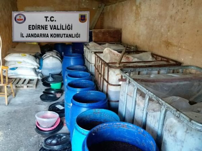 Edirne'de sahte içki imalatçısına milyonluk ceza