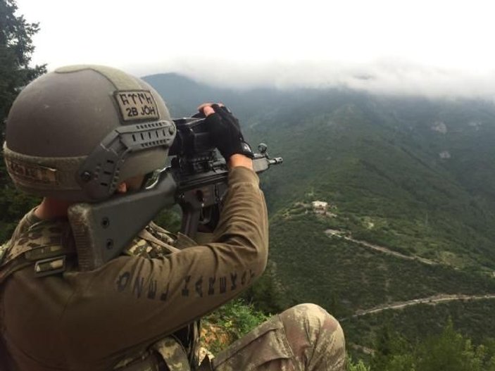 Trabzon'da PKK sığınağına operasyon