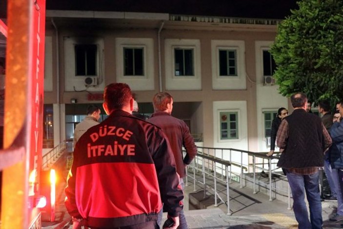 Düzce Üniversitesi'nde yangın