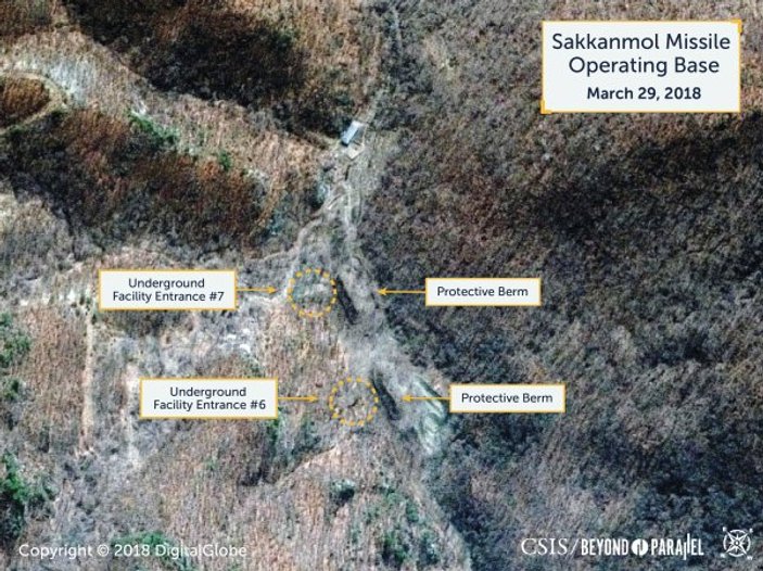 Kuzey Kore'nin 13 gizli füze tesisinin yeri tespit edildi