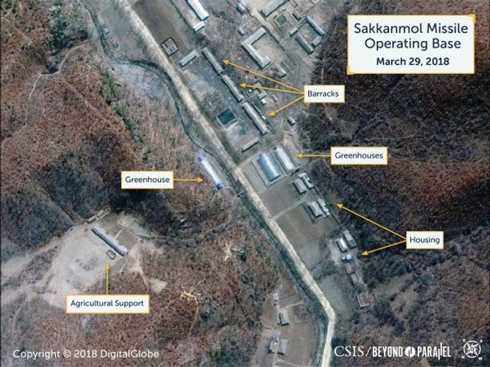 Kuzey Kore'nin 13 gizli füze tesisinin yeri tespit edildi