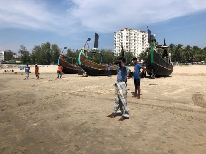 Yabancı turistlerin ilgisini çekmiyor: Cox's Bazar kumsalı