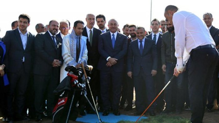 Bakan Çavuşoğlu, Tunceli’de golf sahasının temelini attı