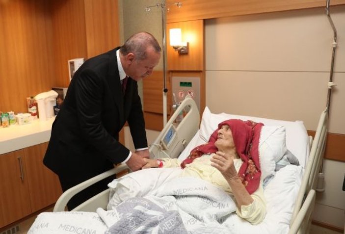 Başkan Erdoğan'dan hasta ziyareti