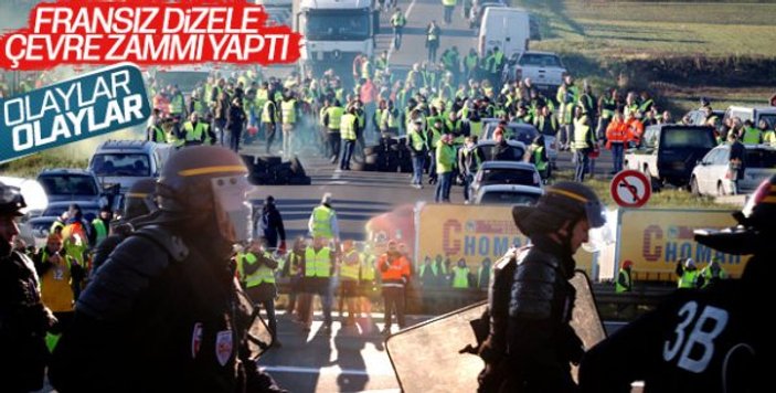 Fransa'da akaryakıt zamları protestolarında 409 yaralı