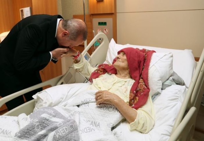 Başkan Erdoğan'dan hasta ziyareti