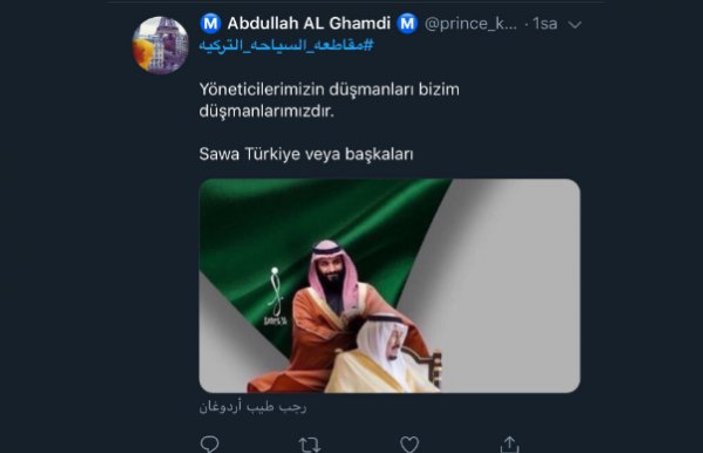 Suudiler Türkiye'yi boykot ediyor