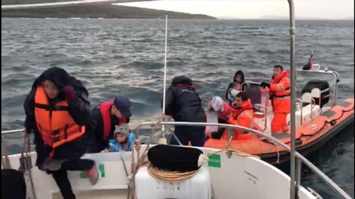 Sahil Güvenlik'ten Ege Denizi'nde göçmen kurtarma operasyonu