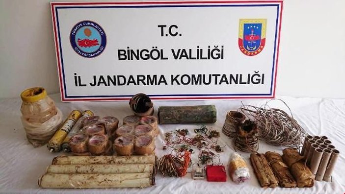 Bingöl'de PKK'nın kullandığı 6 odalı sığınak imha edildi