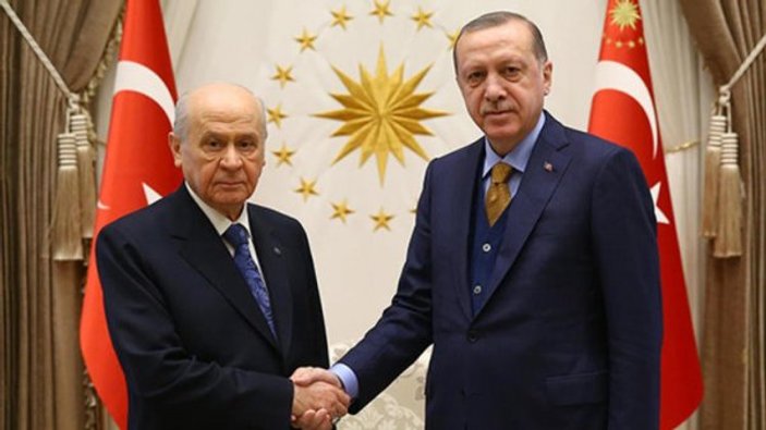 Başkan Erdoğan ile Bahçeli arasında ittifak görüşmesi