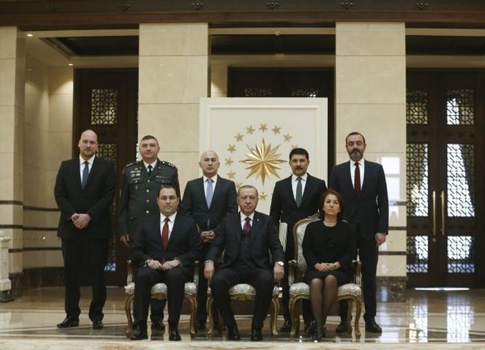 a Başkan Erdoğan'ın kabulü