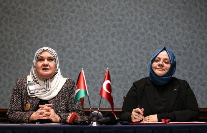 Türkiye ile Filistin arasında kadınlar için anlaşma