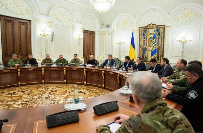 Ukrayna'da savaş konseyi toplandı
