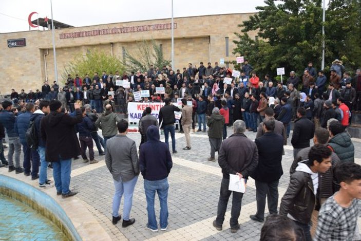 Şanlıurfa'da elektrik kesintisi protestosu