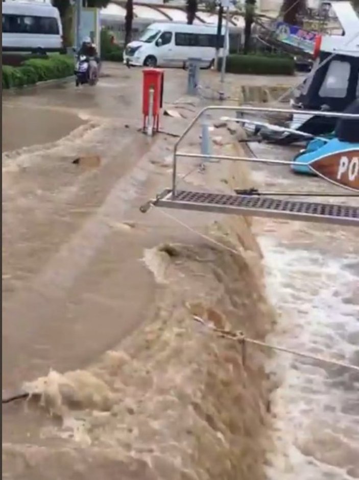 Bodrum'da aşırı yağış