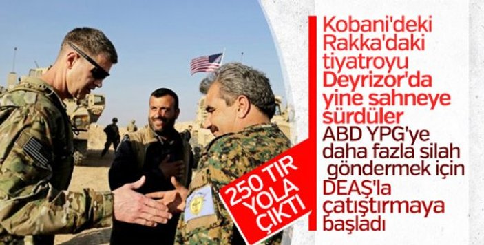 ABD’den terör örgütü YPG’ye askeri sevkiyat