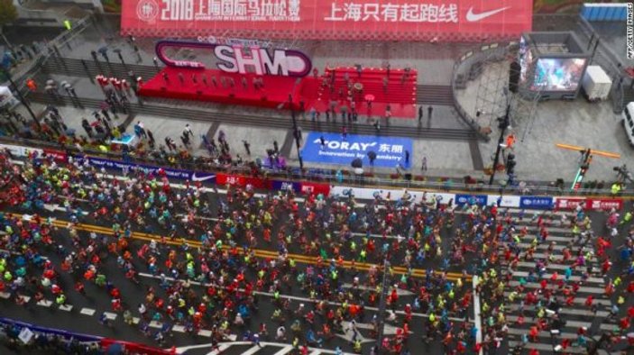 Çin'de 237 maratoncu hile yaparken görüntülendi