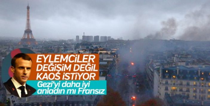 Macron'dan Sarı Yelekliler ile görüşün talimatı