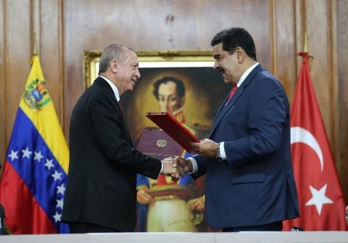 Erdoğan ve Maduro'dan ortak açıklamalar