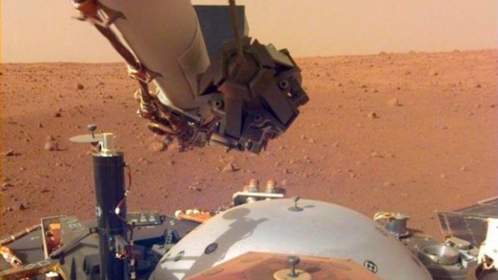 NASA'nın InSight uzay aracından yeni Mars fotoğrafları