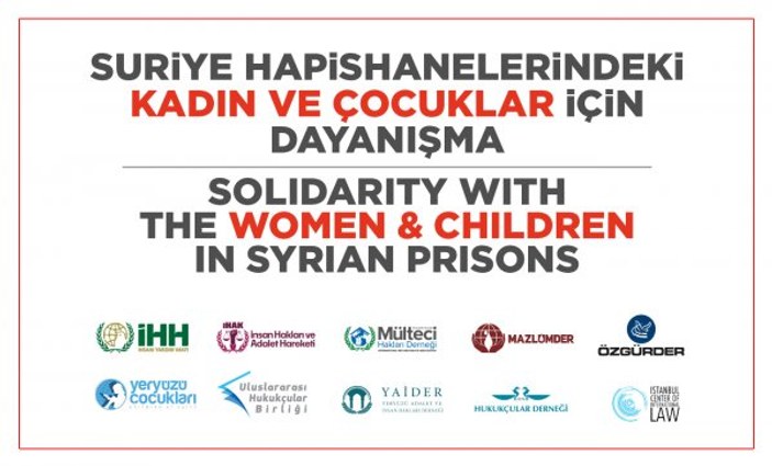 Suriye zindanlarındaki kadın ve çocuklar için çağrı