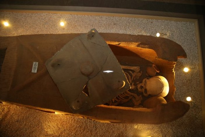 Tokat'ta 2000 yıllık iskelete yoğun ilgi