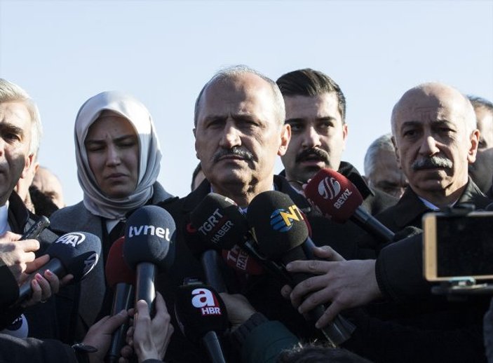 Ulaştırma Bakanı Turhan kaza bölgesinde açıklama yaptı