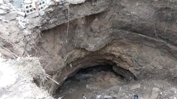 PKK'nın Rasulayn'da kazdığı tüneller çöktü