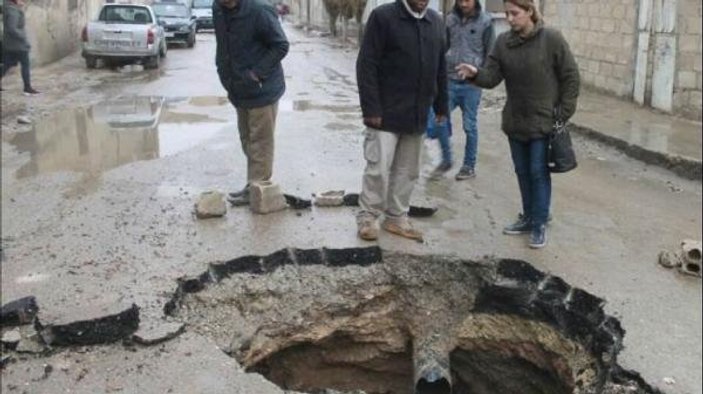 PKK'nın Rasulayn'da kazdığı tüneller çöktü