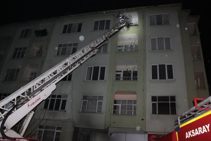 Aksaray’da yangın: 31 kişi dumandan etkilendi