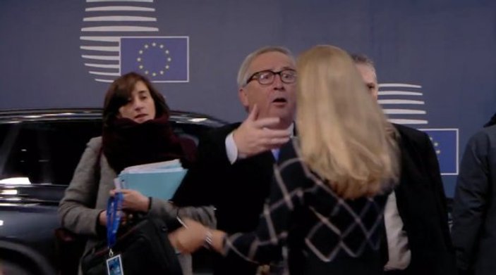 AB Komisyon Başkanı Juncker yine sarhoş