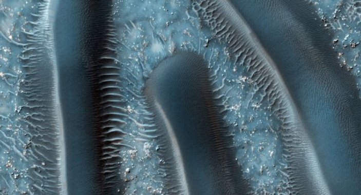 Mars Express'in gönderdiği son görüntüler: Buz Gölü