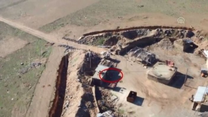 Teröristler TRT drone'una ateş açtı