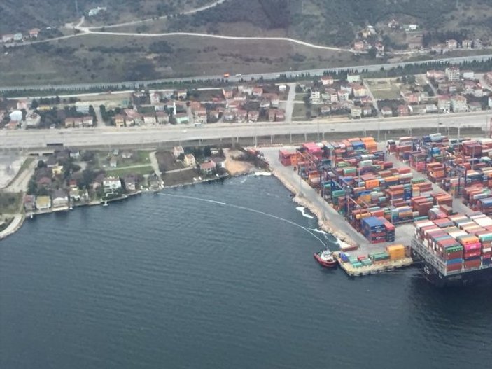 İzmit Körfezi'ni kirleten gemiye 400 bin lira ceza
