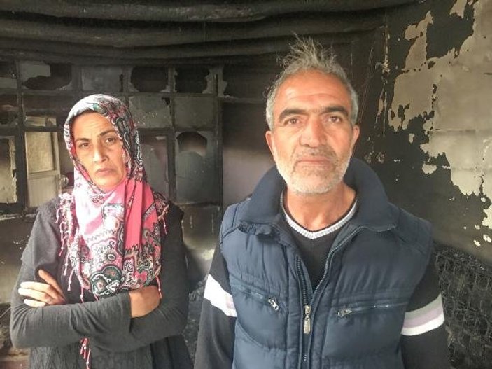 Eşini yanarak ölmekten kurtaran kadın: Allah korudu