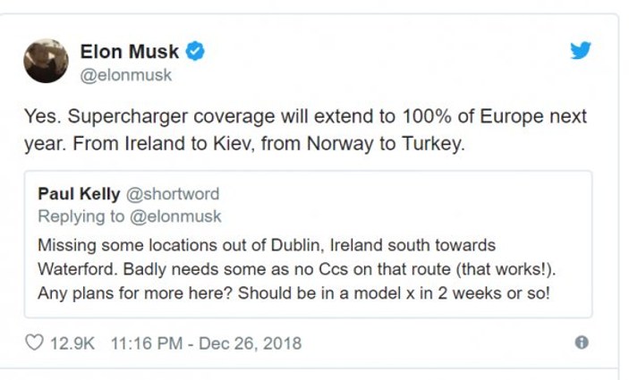 Elon Musk'tan Türkiye açıklaması: Şarj istasyonları gelecek