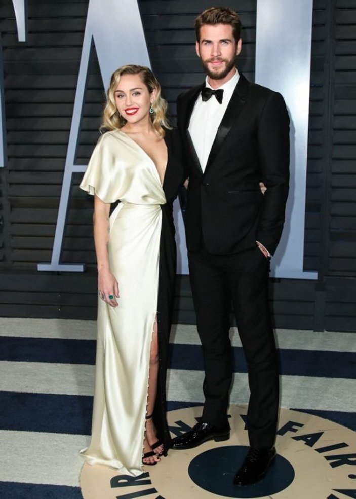 Miley Cyrus ve Liam Hemsworth evlendi