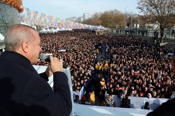 Cumhurbaşkanı Erdoğan: 25 ilçeden 3'ü MHP'den