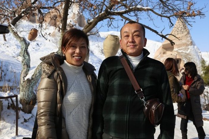 Kapadokya'ya turistlerden ziyaret akını