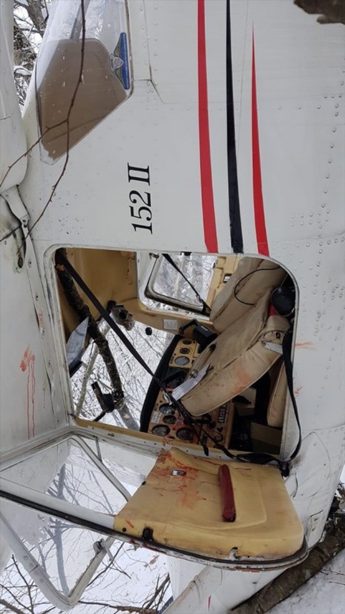 Kocaeli'de eğitim uçağı düştü: 1 yaralı