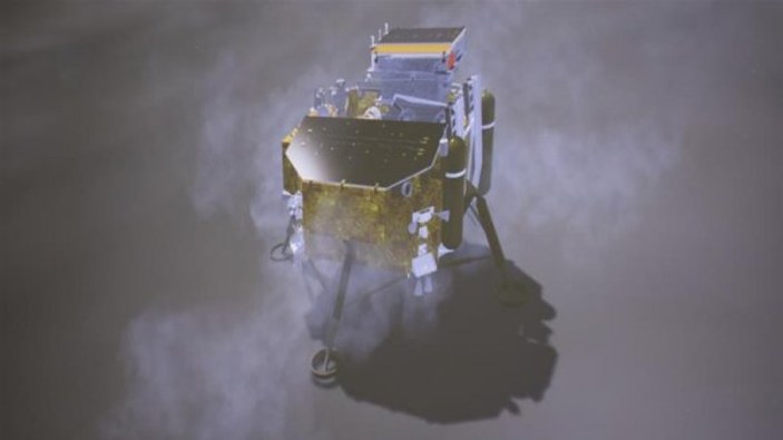 Çin uzay aracı Ay'ın karanlık yüzüne iniş yaptı