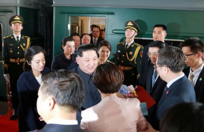 Kuzey Kore lideri Çin'e zırhlı treniyle gitti