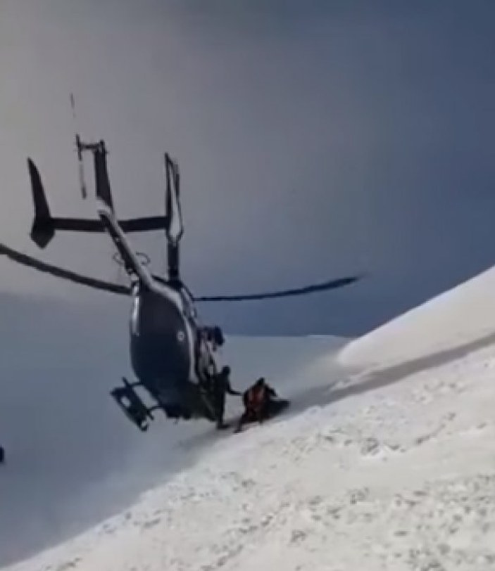 Alpler'de sıra dışı kurtarma operasyonu