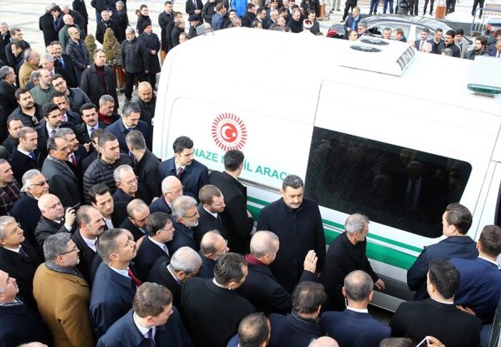 Erdoğan, eski milletvekili Aksak'ın cenazesine katıldı